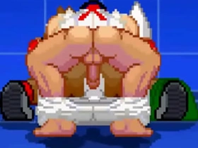 MUGEN Ryu dominates Fox McCloud gay+sex+asian+videos