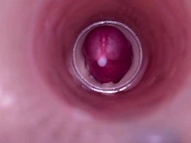 Female Insemination - Internal Camera Captures Deep Male Ejaculation asian elated sex new videos