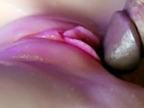 Juicy pussy close-up absorbs a portion be advantageous to sperm from a big cock and slurps! hot new asian gay sex videos