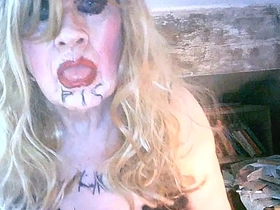 Filthy smoking pigslut Sarah humiliates herself by drinking own piss, wanking and penetrating her shit twitter cunt effectively dildo blithe asian teen sex videos