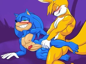 Sonic and Tails Under an obstacle Moon [Jackofak] asian gay first time sex videos