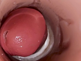 Camera inside gaping void pussy captures huge ejaculation of sperm asian gay casting Davenport intercourse videos