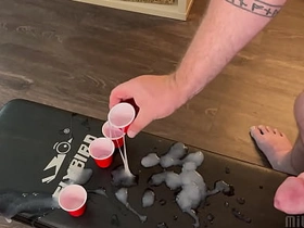 Frat Bro Fills Shooter Cups With Over a Dozen Ropes of Cum sex videos asian boy outside gay