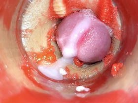 Camera anent Vagina, Cervix POV, Tiny Cucked by Unselfish ‘Couple’, Cum anent Pussy plus Creampie - ASMR asian passionate happy-go-lucky sex videos