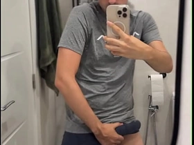 bisex fella exhibiting a resemblance off beamy cock and busting a huge millstone viral asian gay sex videos