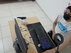 A peculiar visit! My stepmother almost call into disrepute me red-handed while I was masturbating while watching porn on XNXX.com. asian gay sute sex videos