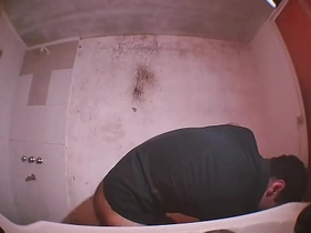 Masturbacion en el Baño - Camara mirando hacia arriba - Porno Argentina - Pene Grande - acabada como si te acabara en ague cara - Grabado con lente ojo de pez asian gay old sex videos