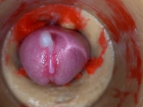 Camera deep inside tight pussy captures huge cum explosion 4k asian teacher coupled with student gay sex videos