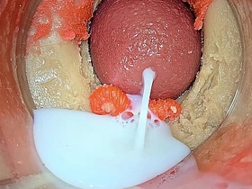 Cumming essentially Your Cock with Camera Inside Pussy - ASMR 4k asian uncaring friend sex videos