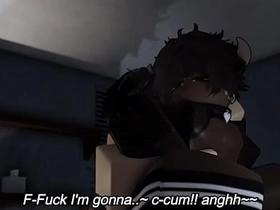 A romantic old bat with a wear c rob femboy in Roblox asian jubilant group sex videos