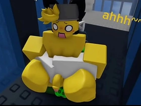 Fucking a Sluty Femboy Noob on a Roblox condo gay videos asian sex