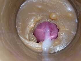 Mini-Cam in Pussy toy during Fucking! property Illustrious Creampie 4K merry with regard to man asian sex videos