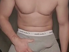 Grey Calvin Klein Hood Edge wits PhantomGentX! Master Rubs Bulge, Unpacks Thick Horseshit & Edges to Final Second gay asian latest lovemaking videos