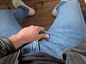 PhantomGentX in Leatherjacket with Hot Dirtytalk! Master Takes Jeans Off & Edges Big Cock to Brink asian gay free sex videos