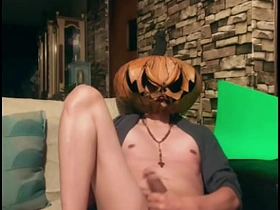 Happy Halloween Pumpking king Big Cock Vergon Corneador pide ofrenda a sus fieles seguidores gay sex videos asian telugu