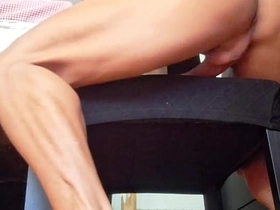 Hotsportfitboy Jerks Off Huge Hard Cock on Chair Until Big Cumshot asian gay school sex videos