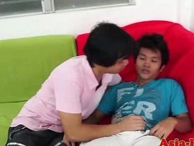 Asian mediocre bareback fucking before cumming copulation videos asian gay