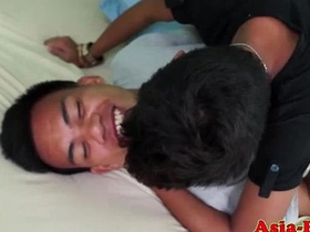 Asian twink bareback fucking before cumshot asian force gay sex videos
