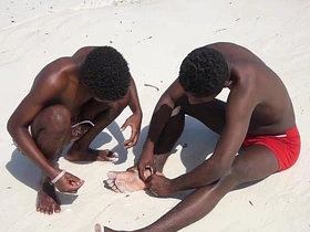 Black Twinks Sameul and Wilson Bareback asian blissful sex. videos