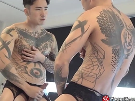 YOSHIKAWASAKIXXX - Yoshi Plays With Nipples And Jerks Elsewhere asian gay sex videos in asian gay site