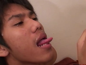 Cocksucking Asian twinks have bareback duo before pissing careless sex videos careless asian