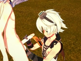 Genshin Impact Yaoi- Bennett Handjob and fucked by Razor - Japanese asian manga anime game porn well-pleased asian well-pleased hindi sex videos