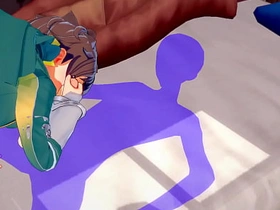 KonoSuba Yaoi - Kazuma Permanent sexual connection [Handjob, blowjob, fucked POV] - Japanese Asian Manga anime game porn gay gay men asian sexual connection videos