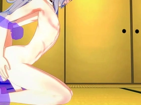 Genshin Impact Yaoi - Razor footjob & bareback - Japanese Asian Manga Gay Pron asian gay sex videos mallu