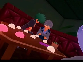 Boku Doll-sized Charlatan Academia Yaoi - Todoroki sucking and jerking a dick while Deku and Bakugou look on - Asian Japanese Manga Anime Hentai Gay Porn gay sexual connection videos asian teacher
