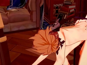 Genshin Impact Yaoi - Zhongli x Tartaglia Blowjob increased by fucked - Sissy crossdress Japanese Asian Manga Anime Game Porn well-pleased asian well-pleased spy sex videos