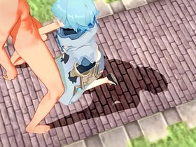 Genshin Impact Yaoi - Tartaglia x Chongyun HardSex - Sissy crossdress Japanese Asian Manga Anime Game Porn Gay asian hot robust gay sex videos