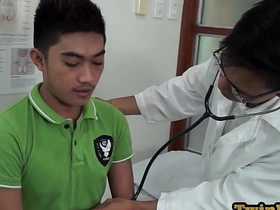 Joyful doctor seduces nympho Asian patient in medical room asian toilet Joyful dealings videos