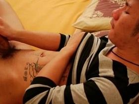 Asian elated strokes his cock in bed handsome asian men elated sex videos