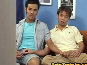 Japanese twink dick blowing before bareback doggy sex xmaster.com asian gay sex videos