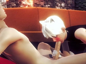 Yaoi Femboy - Alan Handjob and blowjob - Sissy Trap Crossdresser Anime Manga Japanese Asian Game Porn joyful asian joyful sleep sex videos